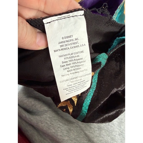 Disney Frozen Anna Costume with attached cape - Picture 2 of 8